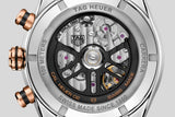 Buy Shop Tag Heuer Carrera Chronograph Black Dial Black Leather Strap Watch for Men - CBN2A5A.FC6481 USA Online