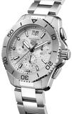 Buy Shop Tag Heuer Aquaracer Professional 200 Date White Dial Silver Steel Strap Watch for Men - CBP1111.BA0627 USA Online