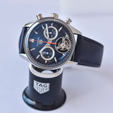 Buy Shop Tag Heuer Carrera Chronograph Black Dial Black Leather Strap Watch for Men - CBN201C.FC6542 USA Online