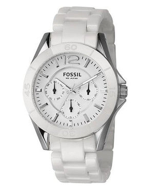 Buy Shop Fossil Ceramic White Dial White Ceramic Strap Watch for Women - CE1002 USA Online
