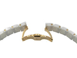 Buy Shop Fossil Ceramic Multifunction White Dial White Steel Strap Watch for Women - CE1006 USA Online