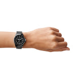 Buy Shop Fossil FB-01 Three-Hand Black Dial Black Ceramic Strap Watch for Women - CE1108 USA Online