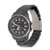 Buy Shop Fossil FB-01 Three-Hand Black Dial Black Ceramic Strap Watch for Women - CE1108 USA Online