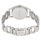 Buy Shop Calvin Klein Dainty Diamonds Silver Dial Sliver Steel Strap Watch for Women - K7L2314T USA Online