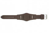 Buy Shop Fossil Coachman Chronograph Silver Dial Brown Leather Strap Watch for Men - CH2565 USA Online