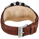 Buy Shop Fossil Coachman Chronograph White Dial Brown Leather Strap Watch for Men - CH2890 USA Online