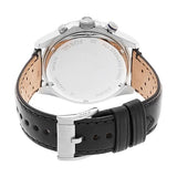 Buy Shop Fossil Wakefield Chronograph Blue Dial Black Leather Strap Watch for Women - CH2945 USA Online