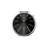 Buy Shop Calvin Klein Equal Black Dial Black Leather Strap Watch for Women - K3E231C1 USA Online