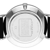 Coach Charles Black Dial Black Leather Strap Watch for Men - 14602149