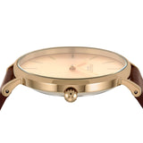 Buy Shop Coach Perry Analog Gold Dial Brown Leather Strap Watch for Women - 14503331-C USA Online