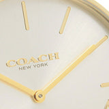 Buy Shop Coach Perry White Dial Gold Steel Strap Watch for Women - 14503345 USA Online