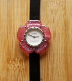 Buy Shop Coach Perry Silver Dial Black Leather Strap Watch for Women - 14503049 USA Online