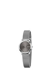 Buy Shop Calvin Klein Minimal Grey Dial Silver Mesh Bracelet Watch for Women - K3M231Y3 USA Online
