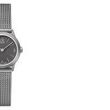 Buy Shop Calvin Klein Minimal Grey Dial Silver Mesh Bracelet Watch for Women - K3M53154 USA Online