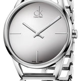 Buy Shop Calvin Klein Stately Silver Dial Silver Steel Strap Watch for Women - K3G23128 USA Online