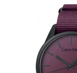 Buy Shop Calvin Klein Tone Maroon Dial Maroon NATO Strap Watch for Men - K7K514UP USA Online