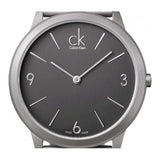 Buy Shop Calvin Klein Minimal Grey Dial Silver Mesh Bracelet Watch for Women - K3M53154 USA Online