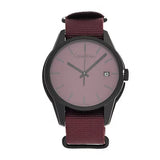 Buy Shop Calvin Klein Tone Maroon Dial Maroon NATO Strap Watch for Men - K7K514UP USA Online