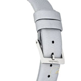 Buy Shop Calvin Klein Chic Silver Dial White Leather Strap Watch for Women - K7N23UP8 USA Online