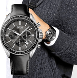Buy Shop Hugo Boss Contemporary Sport Driver Black Dial Black Leather Strap Watch for Men - 1513085 USA Online