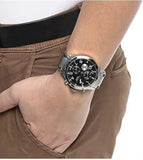 Buy Shop Tommy Hilfiger Cool Sport Multifunction Black Dial Silver Steel Strap Watch for Men - 1791141 USA Online