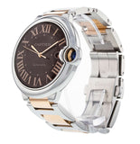 Buy Shop Cartier Ballon Bleu de Cartier Brown Dial Two Tone Steel Strap Watch for Men - W6920032 USA Online