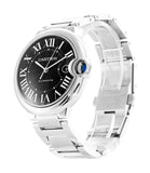Buy Shop Cartier Ballon Bleu de Cartier Black Dial Silver Steel Strap Watch for Men - W6920042 USA Online