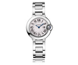 Buy Shop Cartier Ballon Bleu De Cartier White Dial Silver Steel Strap Watch for Women - W69010Z4 USA Online