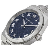 Buy Shop Michael Kors Channing Midnight Blue Dial Silver Steel Strap Watch for Women - MK6113 USA Online