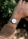 Buy Shop Tissot T Classic Carson Premium Lady Mother of Pearl Pink Dial Silver Steel Strap Watch For Women - T122.210.11.159.00 USA Online