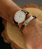 Buy Shop Tissot Everytime Gent Silver Dial Brown Leather Strap Watch for Men - T143.410.36.011.00 USA Online