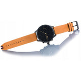 Buy Shop Tommy Hilfiger James Quartz Black Dial Brown Leather Strap Watch For Men - 1791486 USA Online