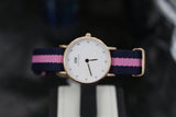 Buy Shop Daniel Wellington Classy Winchester White Dial Two Tone NATO Strap Watch For Women - DW00100065 USA Online