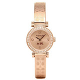 Coach Madison Crystals Rose Gold Dial Rose Gold Steel Strap Watch For Women - 14502203