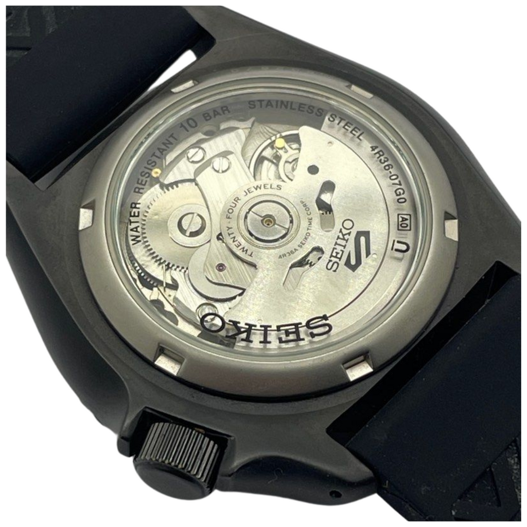 Buy Shop Seiko 5 Sports Automatic Black Dial Black NATO Strap Watch For Men - SRPD79K1 USA Online