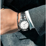 Buy Shop Daniel Wellington Iconic Link White Dial Silver Steel Strap Watch for Women - DW00100203 USA Online