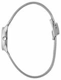 Buy Shop Calvin Klein Minimal White Dial Silver Mesh Bracelet Watch for Women - K3M23126 USA Online