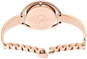 Buy Shop Calvin Klein Impetuos Silver Dial Rose Gold Steel Strap Watch for Women - K4F2N616 USA Online