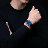 Buy Shop D1 Milano Ultra Thin Blue Dial Gray Steel Strap Watch for Men - D1-UTBJ12 USA Online