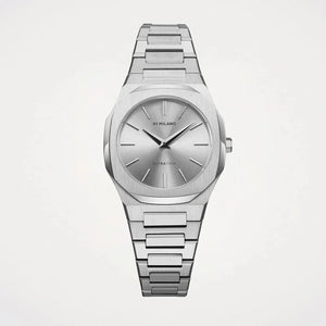 Buy Shop D1 Milano Ultra Thin Silver Dial Silver Steel Strap Watch for Women - D1-UTBL30 USA Online