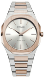Buy Shop D1 Milano Ultra Thin Silver Dial Two Tone Strap Watch for Women - D1-UTBJ01 USA Online