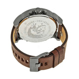 Buy Shop Diesel Mr Daddy 2.0 Chronograph Black Dial Brown Leather Strap Watch For Men - DZ7332 USA Online