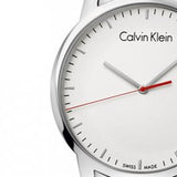 Buy Shop Calvin Klein City Quartz White Dial Silver Steel Strap Watch for Men - K2G2G1Z6 USA Online