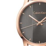 Buy Shop Calvin Klein City Quartz Grey Dial Black Leather Strap Watch for Men - K2G2G6C3 USA Online