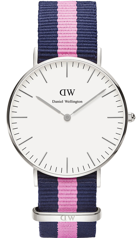 Buy Shop Daniel Wellington Classy Winchester White Dial Two Tone NATO Strap Watch For Women - DW00100081 USA Online