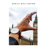 Buy Shop Daniel Wellington Classic St Mawes White Dial Brown Leather Strap Watch For Men - DW00100006 USA Online