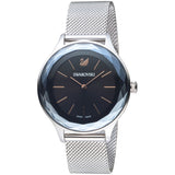 Buy Shop Swarovski Octea Nova Black Dial Silver Mesh Bracelet Watch for Women - 5430420 USA Online