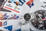 Buy Shop Tissot Chrono XL Quartz Asian Games Edition Black Dial Silver Steel Strap Watch For Men - T116.617.11.057.02 USA Online