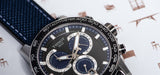 Buy Shop Tissot Supersport Chrono Black Dial Blue Nylon Strap Watch for Men - T125.617.17.051.03 USA Online