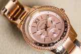 Buy Shop Fossil Stella Sport Multifunction Rose Gold Dial Rose Gold Steel Strap Watch for Women - ES5106 USA Online